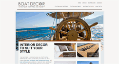 Desktop Screenshot of boatdecor.com