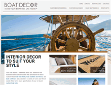 Tablet Screenshot of boatdecor.com